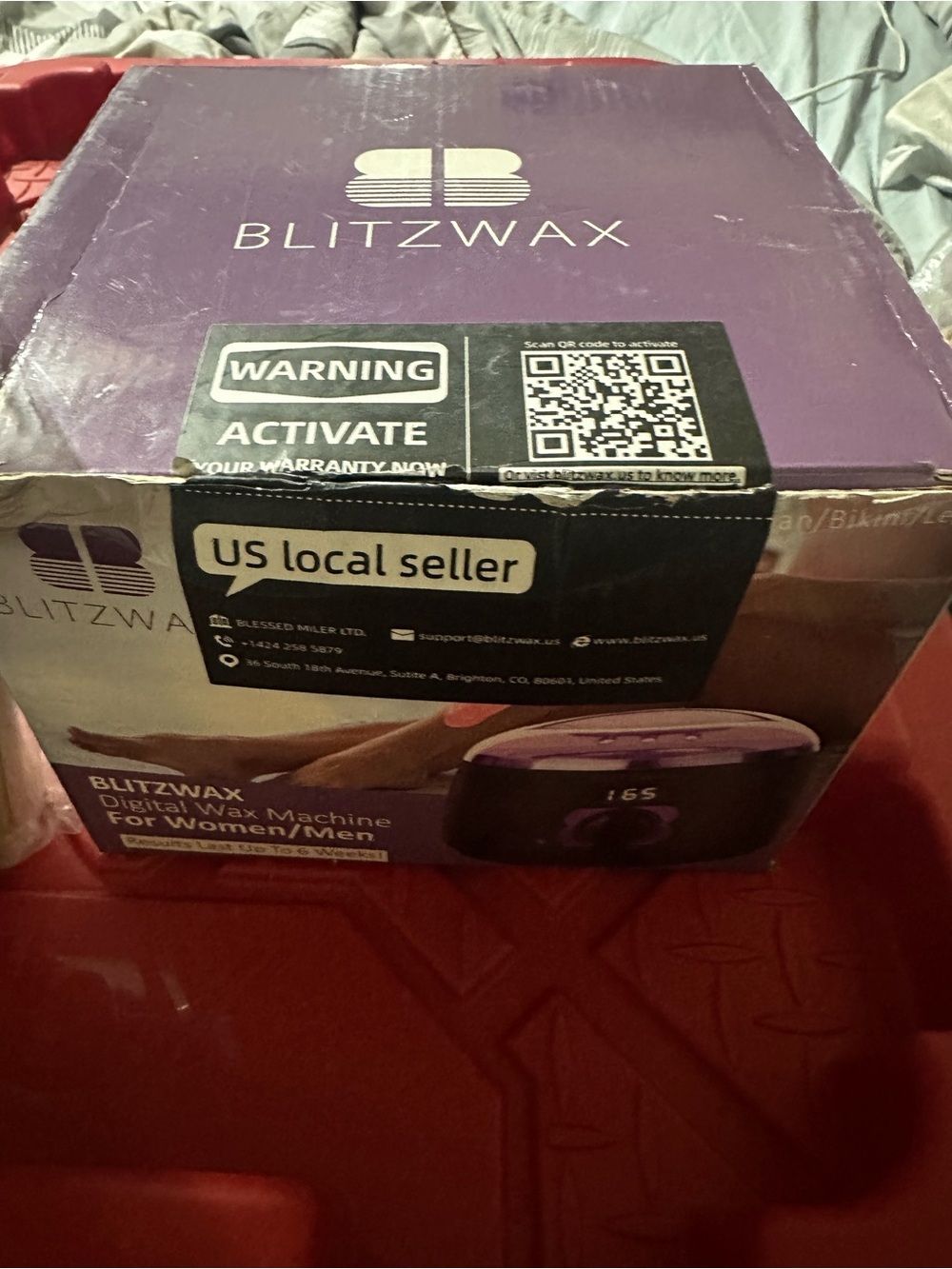 Blitzwax Digital Wax Machine - Purple/Black